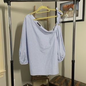 Banana Republic one shoulder blouse